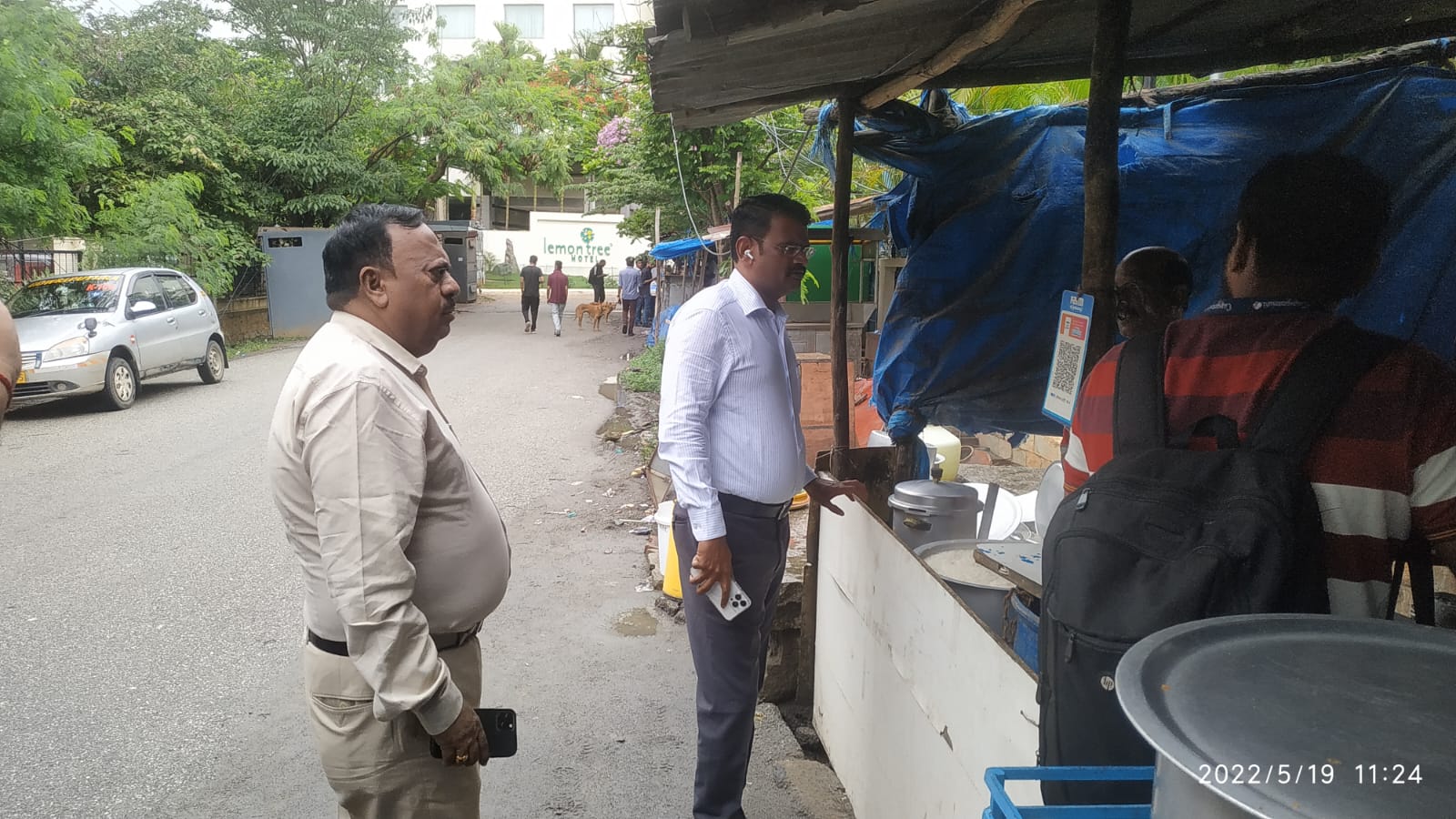Joint Commissioner Sri Venkata Chelapathi visiting WEPPIA area with executives